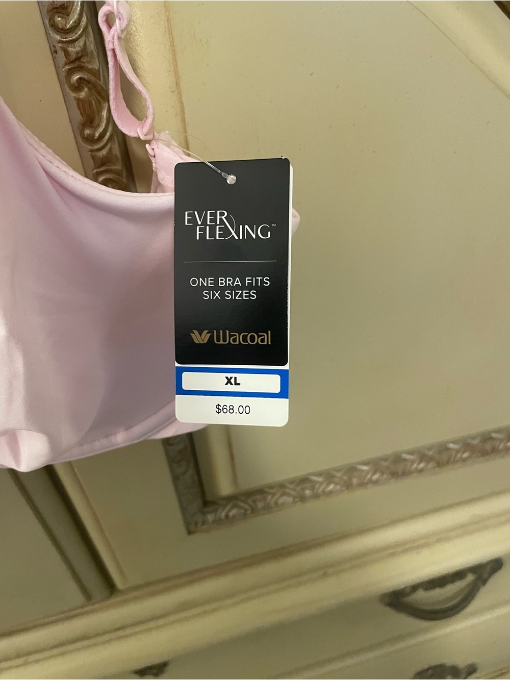 NWT Wacoal EverFlexing Underwire Bra in Pale Pink XL - Picture 2 of 3
